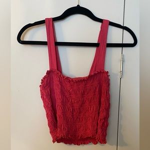 Dark Pink Crop Top